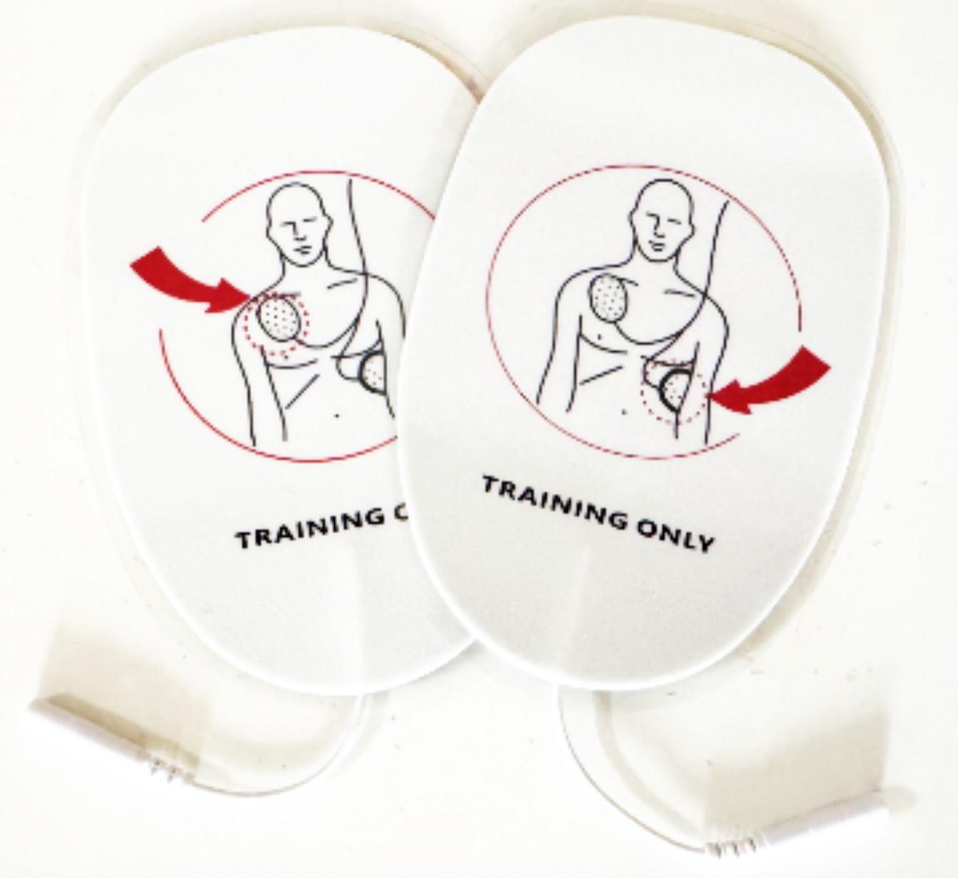 Trainingspads Defibrillation- / Schrittmacherelektrode (Erw) Trainingspads Defibrillation- / Schrittmacherelektrode (Erw)